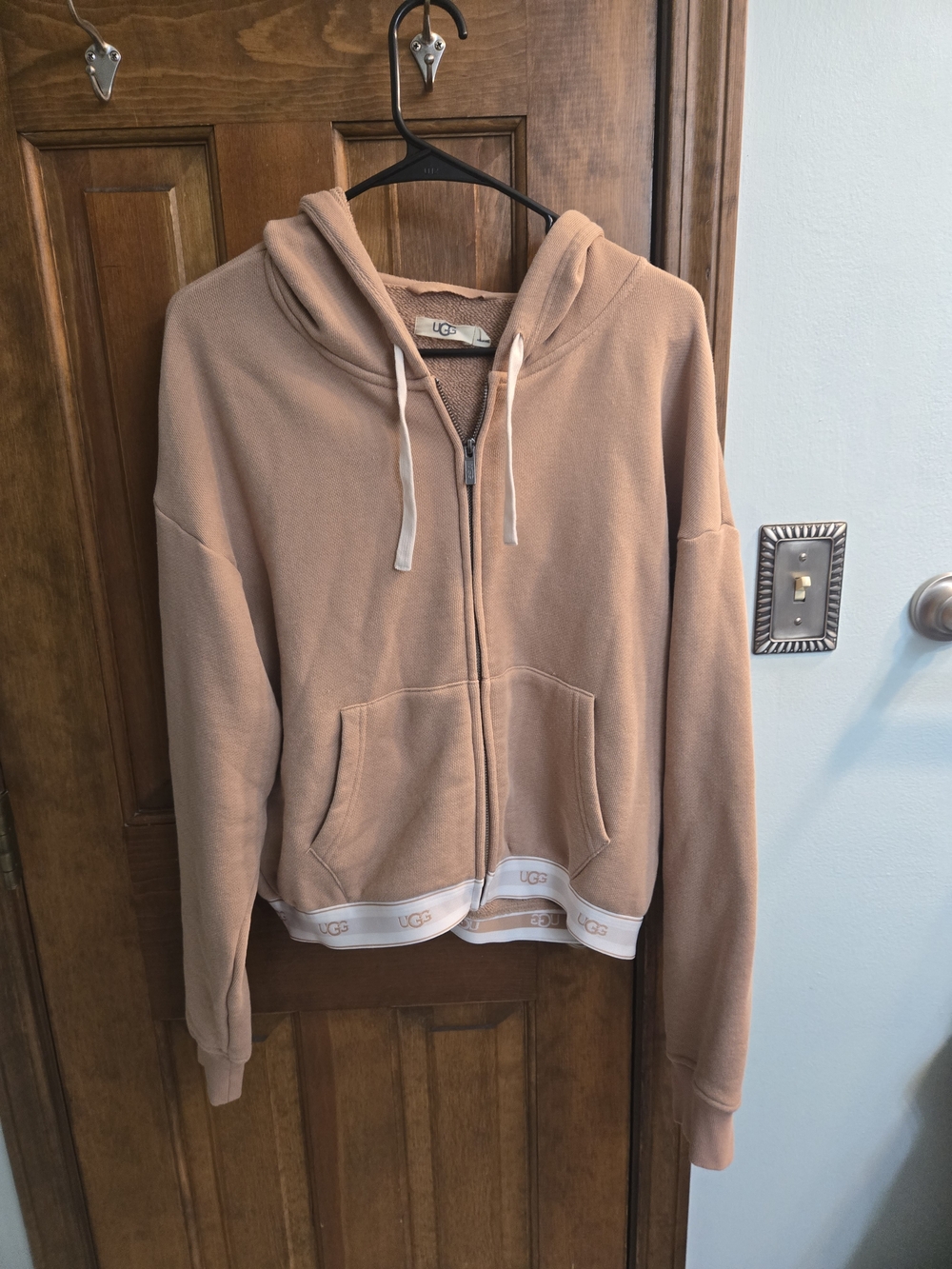 UGG Rose Pink (blush) Lightweight Zip Hoodie